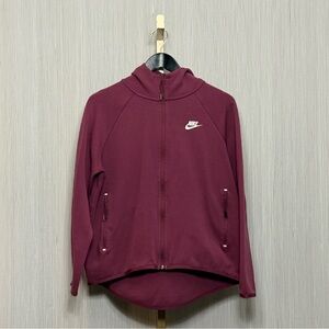 Nike Women’s NSW Tech Fleece Cape Hoodie | Mauve | Women’s Medium
